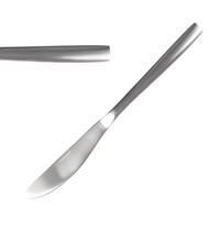 Comas Tafelmessen | SATIN | RVS | 12 Stuks | Lengte 221mm 
