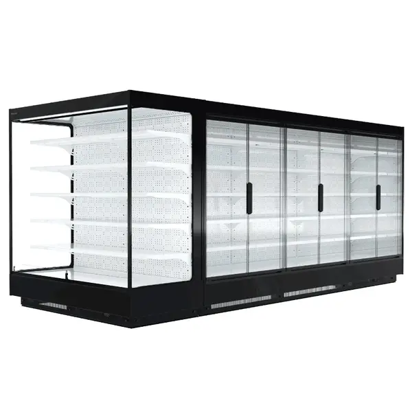 Wandkoeling | TAIGA | Externe Koelunit (Exclusief) | Open/Deuren | Div. Kleuren/Opties | 5/6 Niveaus | Koppelbaar | Diepte 1100mm | Div. Breedten/Hoogten