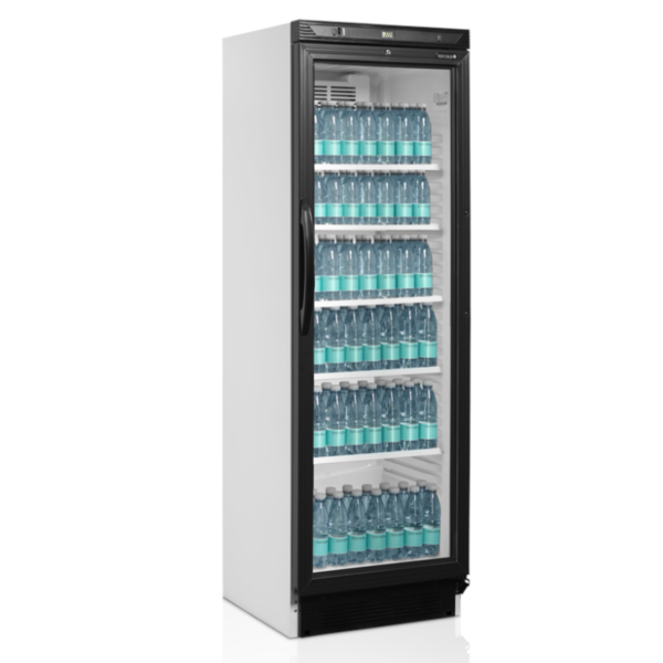 Drankenkoeling | SERIE CEV | 372L | Wit/Zwart | +2°C/+10°C | Statisch + Ventilator | Wielen | 595x640x1840(h)mm