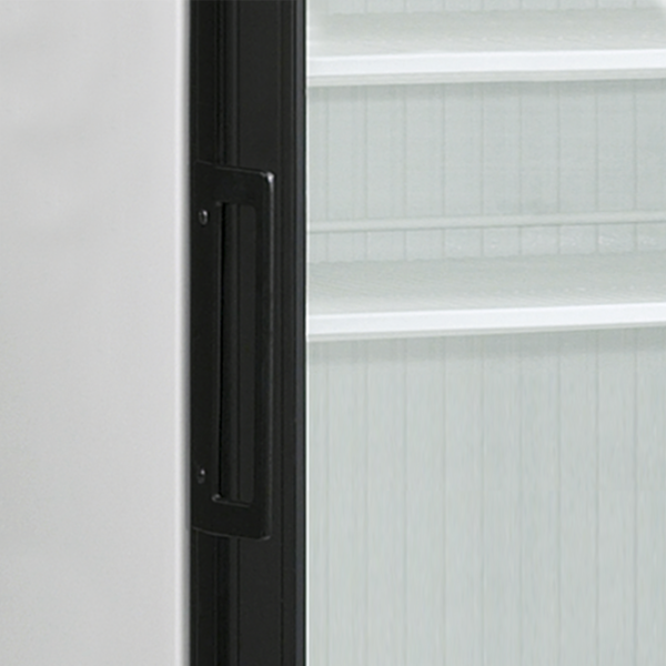 Drankenkoeling | SERIE SCU | 372L | Wit/Zwart | +2°C/+10°C | Statisch + Ventilator | Wielen | 595x640x1840(h)mm