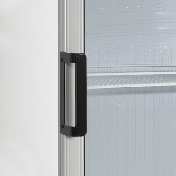 Drankenkoeling | SERIE FS | 372L | Wit/Zwart | +2°C/+10°C | Statisch + Ventilator | Wielen | 595x640x1840(h)mm