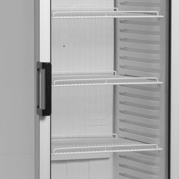 Drankenkoeling | SERIE FSC | 372L | Wit/Zwart | +2°C/+10°C | Statisch + Ventilator | Wielen | 595x640x1980(h)mm