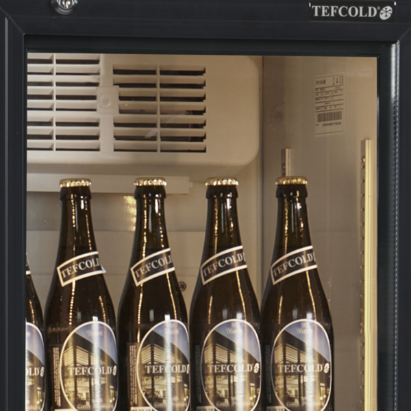 Drankenkoeling | SERIE FSC | Smal Model | 182L | Wit/Zwart | +2°C/+10°C | Statisch + Ventilator | Wielen | 435x505x2013(h)mm