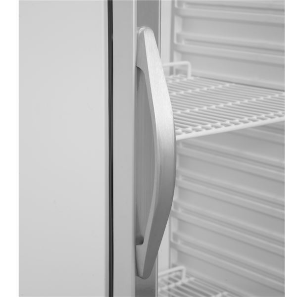 Koelkast | SERIE U | 374L | Wit/Zwart | +2°C/+10°C | Statisch + Ventilator | Wielen | 600x585x1855(h)mm