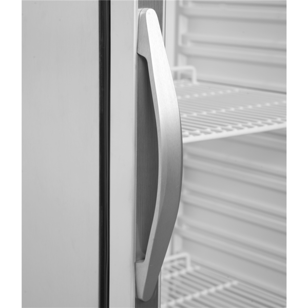 Koelkast | SERIE U | 374L | RVS | +2°C/+10°C | Statisch + Ventilator | Wielen | 600x585x1855(h)mm