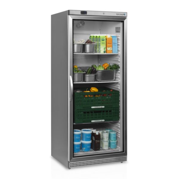 Koelkast | SERIE U | 605L (2/1 GN) | RVS | +2°C/+10°C | Statisch + Ventilator | Wielen | 777x695x1895(h)mm