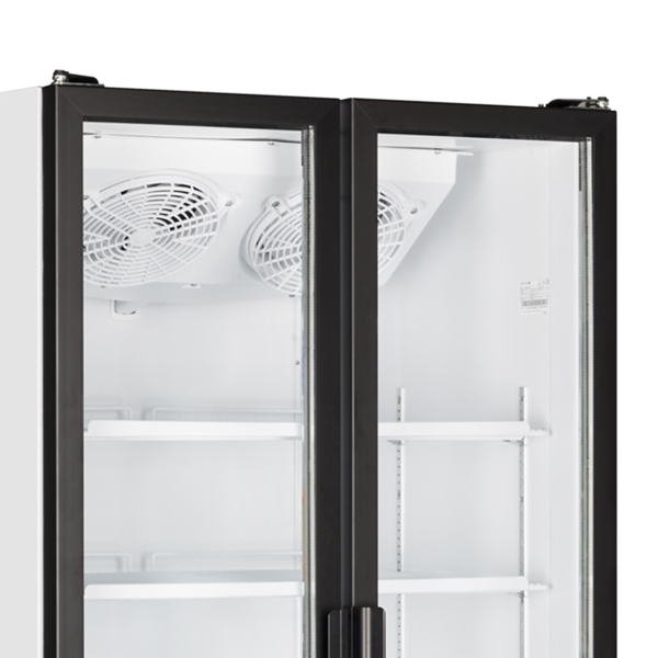 Koelkast | SERIE FS | 707L | Wit/Zwart | +2°C/+10°C | Geforceerd | Draaideuren | Wielen | 890x740x1990(h)mm