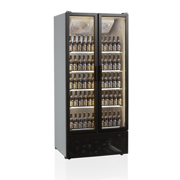 Koelkast | SERIE FS | 707L | Wit/Zwart | +2°C/+10°C | Geforceerd | Draaideuren | Wielen | 890x740x1990(h)mm