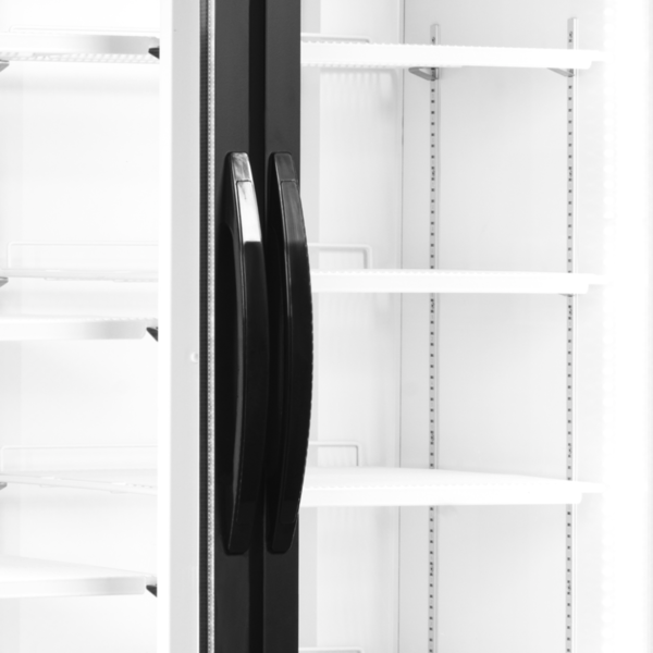 Koelkast | SERIE FSC | 707L | Wit/Zwart | +2°C/+10°C | Geforceerd | Draaideuren | Wielen | 890x740x1990(h)mm