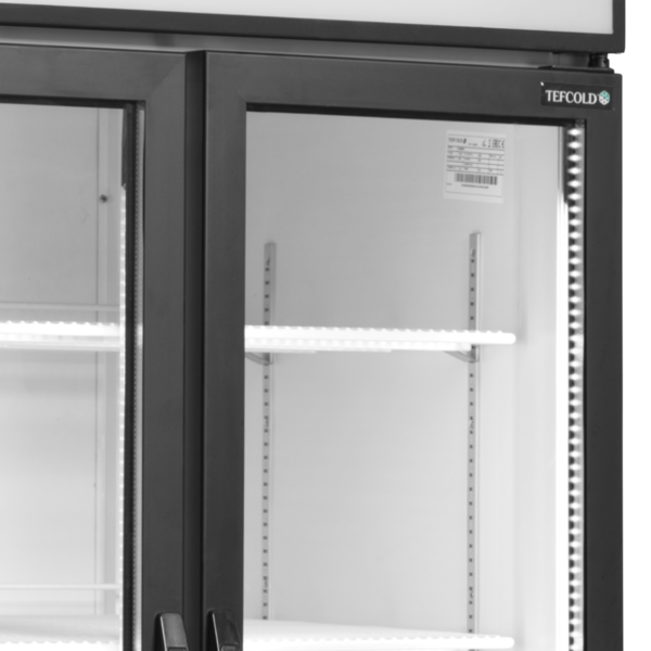 Koelkast | SERIE FSC | 707L | Wit/Zwart | +2°C/+10°C | Geforceerd | Draaideuren | Wielen | 890x740x1990(h)mm