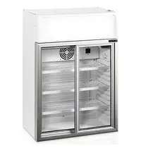 Tefcold Koelkast | SERIE FSC | 100L | Wit | +2°C/+10°C | Statisch + Ventilator | Schuifdeuren | 655x390x930(h)mm 