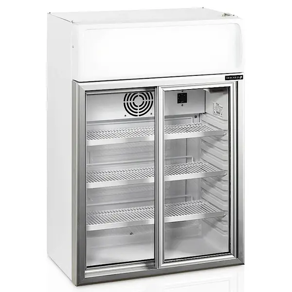 Koelkast | SERIE FSC | 100L | Wit | +2°C/+10°C | Statisch + Ventilator | Schuifdeuren | 655x390x930(h)mm