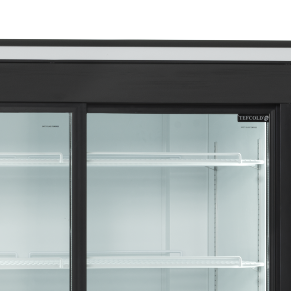 Koelkast | SERIE FSC | 967L | Wit/Zwart | +2°C/+10°C | Geforceerd | Schuifdeuren | Wielen | 1200x740x2000(h)mm