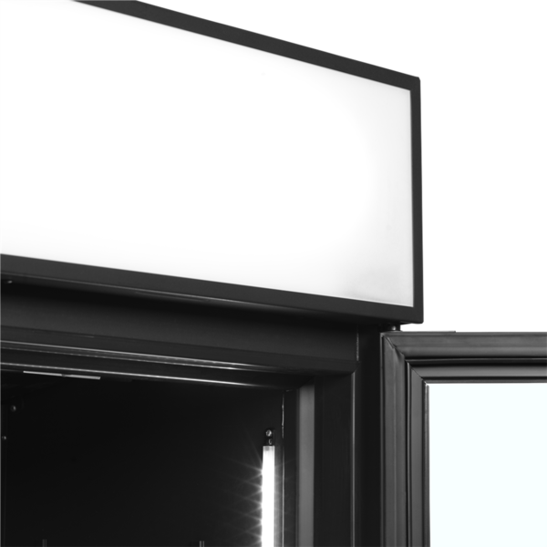 Koelkast | SERIE FSC | 1082L | Zwart | +2°C/+10°C | Geforceerd | Draaideuren | Wielen | 1200x790x2000(h)mm