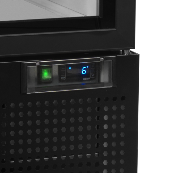 Koelkast | SERIE NC | 1784L | Wit/Zwart | +2°C/+8°C | Geforceerd | Draaideuren | Wielen | 2057x700x2022(h)mm