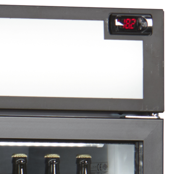 Koelkast | SERIE FSC | 1315L | Wit/Zwart | +2°C/+10°C | Geforceerd | Draaideuren | Wielen (Geremd) | 1600x730x2073(h)mm