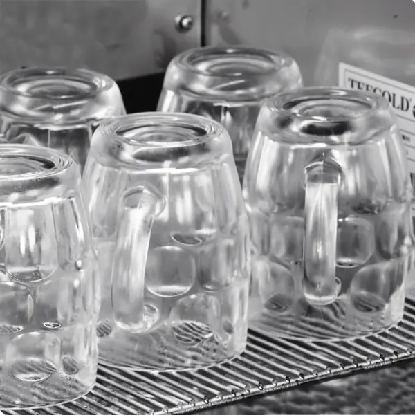 Glasbevriezer | 112L | RVS | -2°C/-15°C | Geforceerd | 595x525x875(h)mm