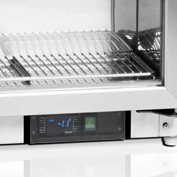 Glasbevriezer | 112L | RVS | -2°C/-15°C | Geforceerd | 595x525x875(h)mm