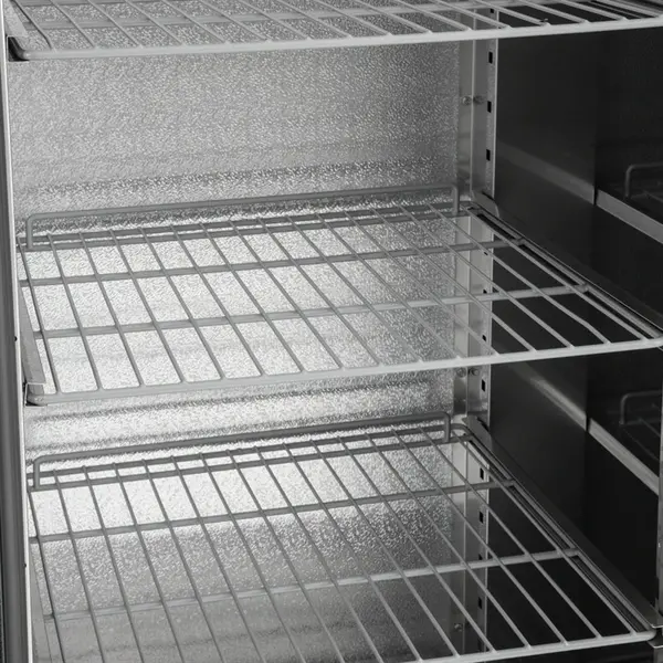 Vrieskast | 960L | RVS | -10°C/-20°C | Geventileerd | 0.7kW | Wielen (Geremd) | 1340x710x2010(h)mm