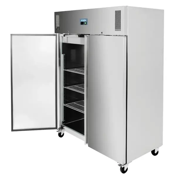 Vrieskast | 1300L (2/1 GN) | RVS | -18°C/-22°C | Geforceerd | Wielen (Geremd) | 1485x835x2010(h)mm