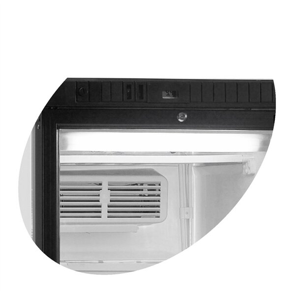 Vrieskast | SERIE UFSC | 300L | Wit/Zwart | -14°C/-24°C | Statisch | Wielen | 595x640x1840(h)mm