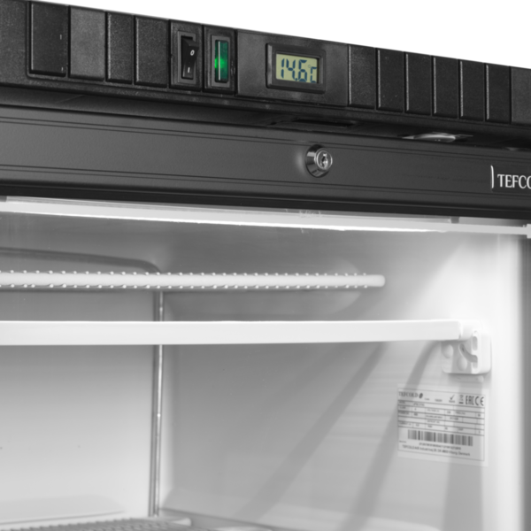 Vrieskast | SERIE UFSC | 300L | Wit/Zwart | -14°C/-24°C | Statisch | Wielen | 595x640x1840(h)mm
