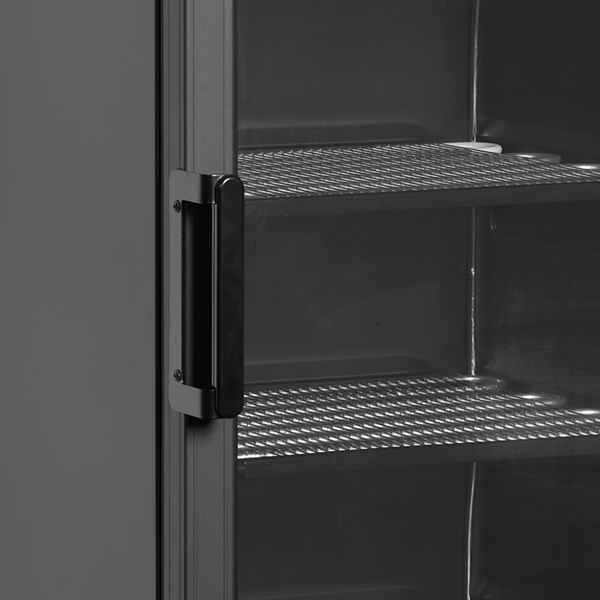 Vrieskast | SERIE UFSC | 300L | Zwart | -14°C/-24°C | Statisch | Wielen | 595x640x1840(h)mm