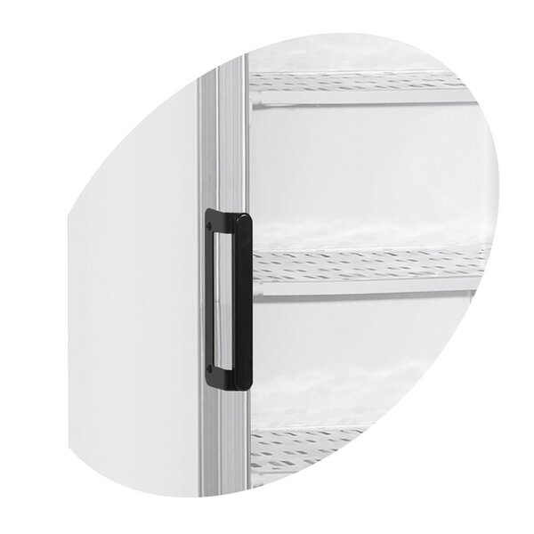 Vrieskast | SERIE UFFS | 300L | Wit/Zwart | -14°C/-24°C | Statisch | Wielen | 595x640x1980(h)mm