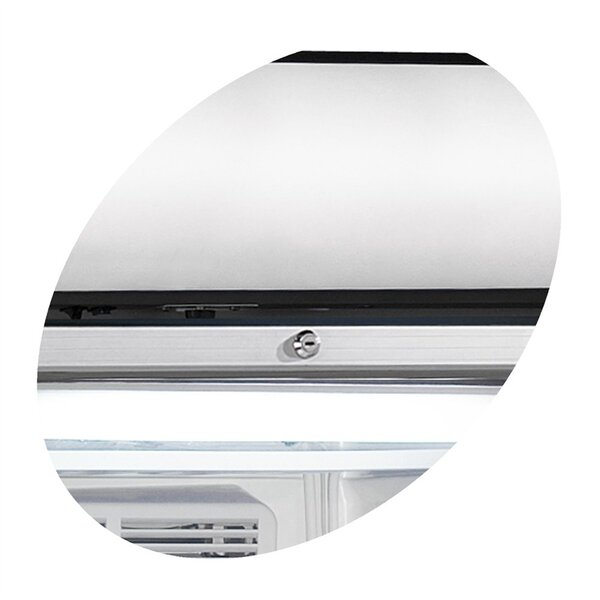 Vrieskast | SERIE UFFS | 300L | Wit/Zwart | -14°C/-24°C | Statisch | Wielen | 595x640x1980(h)mm