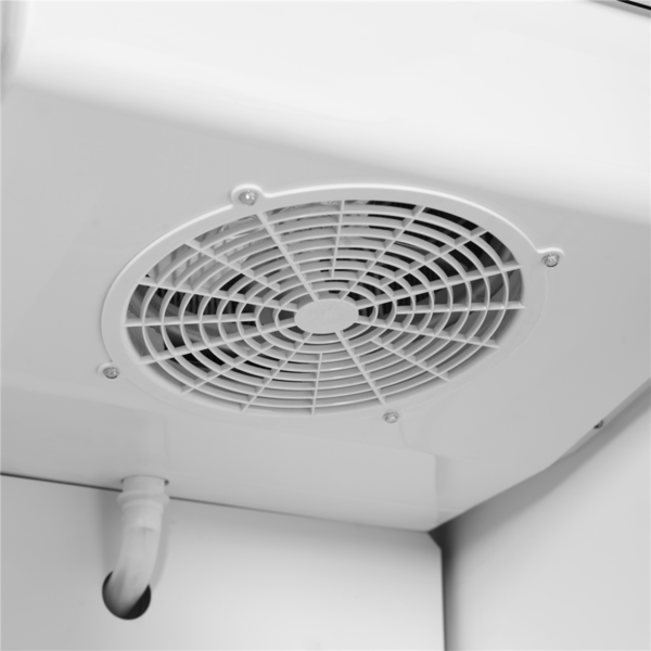 Vrieskast | SERIE U | 400L | Wit/Zwart | -10°C/-24°C | Geforceerd  | Wielen | 600x585x1855(h)mm