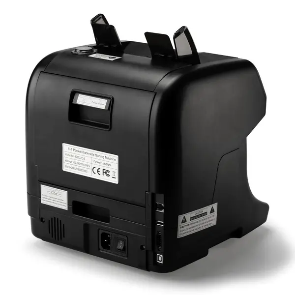 Biljettelmachine | SH-08C | 1500/min. | Invoer 1000 / Opvang 200 Biljetten | Valsgelddetectie (ECB-Gecertificeerd) | 250x265x285(h)mm