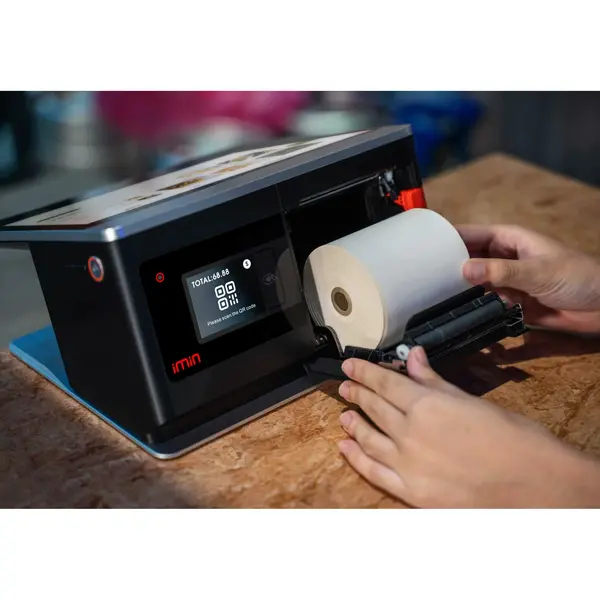 Kassa | FALCON 1 | Touchscreen | 10.1"/2.4" Displays | Bonprinter 80mm | 248x199x135(h)mm