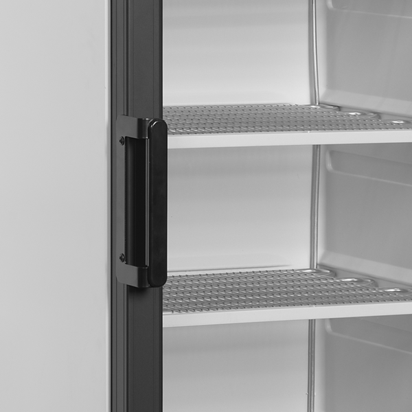 Vrieskast | SERIE UFSC | 300L | Wit/Zwart | -14°C/-24°C | Statisch | Wielen | 595x640x1980(h)mm