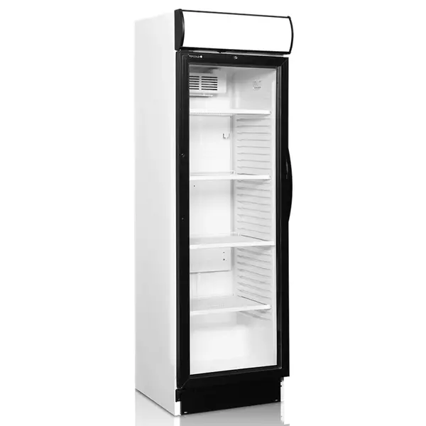 Drankenkoeling | SERIE CEV | 372L | Wit/Zwart | +2°C/+10°C | Statisch + Ventilator | Wielen | 595x640x1980(h)mm