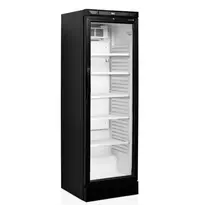 Tefcold Drankenkoeling | SERIE CEV | 372L | Zwart | +2°C/+10°C | Statisch + Ventilator | Wielen | 595x640x1840(h)mm