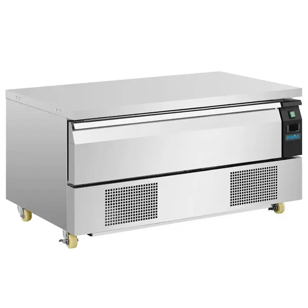 Koel-/Vrieswerkbank | U-SERIE | Laag Model | 116L | 1 Lade (3x 1/1 GN) | -10°C/-20°C & -2°C/+10°C | Geforceerd | Wielen (Geremd) | 1230x700x605(h)mm