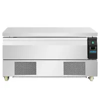 Polar Koel-/Vrieswerkbank | U-SERIE | Laag Model | 116L | 1 Lade (3x 1/1 GN) | -10°C/-20°C & -2°C/+10°C | Geforceerd | Wielen (Geremd) | 1230x700x605(h)mm 
