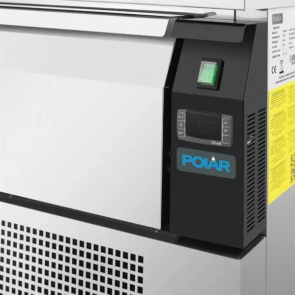 Koel-/Vrieswerkbank | U-SERIE | Laag Model | 116L | 1 Lade (3x 1/1 GN) | -10°C/-20°C & -2°C/+10°C | Geforceerd | Wielen (Geremd) | 1230x700x605(h)mm