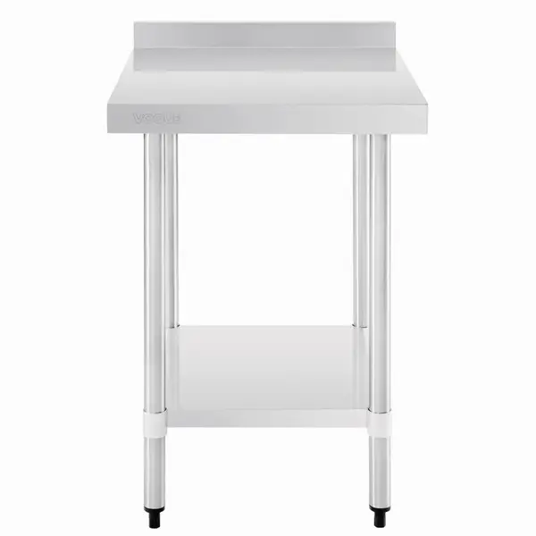 Werktafel | RVS | Bodemschap | Achteropstand | Zelfmontage | 1500x700x900/960(h)mm