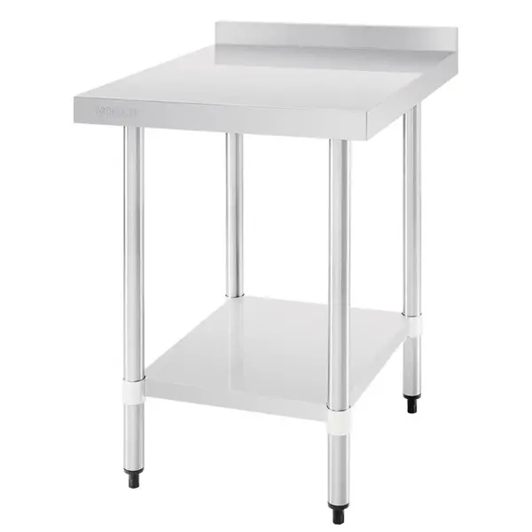 Werktafel | RVS | Bodemschap | Achteropstand | Zelfmontage | 1500x700x900/960(h)mm