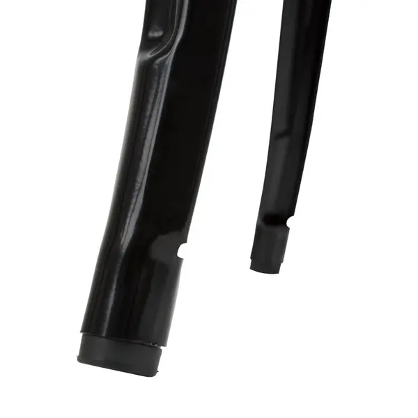Statafel | BISTRO | Hout/Staal | Essenhout Blad | Zwart Frame | Indoor | 600x600x1040(h)mm
