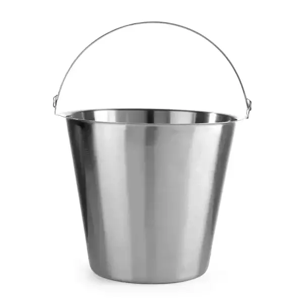 Emmer | RVS | 12L | Hengsel | Ø310x300(h)mm