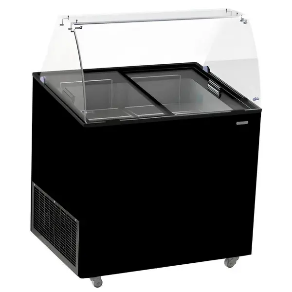 Schepijsvitrine | CORSICA | Energiezuinig | 231L | 6x 5L | -14°C/-24°C | Statisch | Gekoelde Reserve | Wielen | 909x644x1229(h)mm
