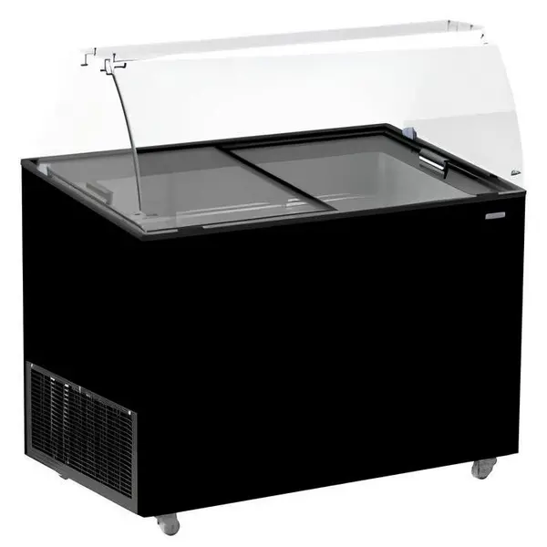 Schepijsvitrine | JAVA | Energiezuinig | 355L | 8x 5L | -14°C/-24°C | Statisch | Gekoelde Reserve | Wielen | 1184x727x1229(h)mm