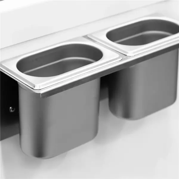 Schepijsvitrine | ICECREAM | 296L | 7x 5L | -14°C/-24°C | Statisch | Gekoelde Reserve | Wielen | 1010x630x1250(h)mm