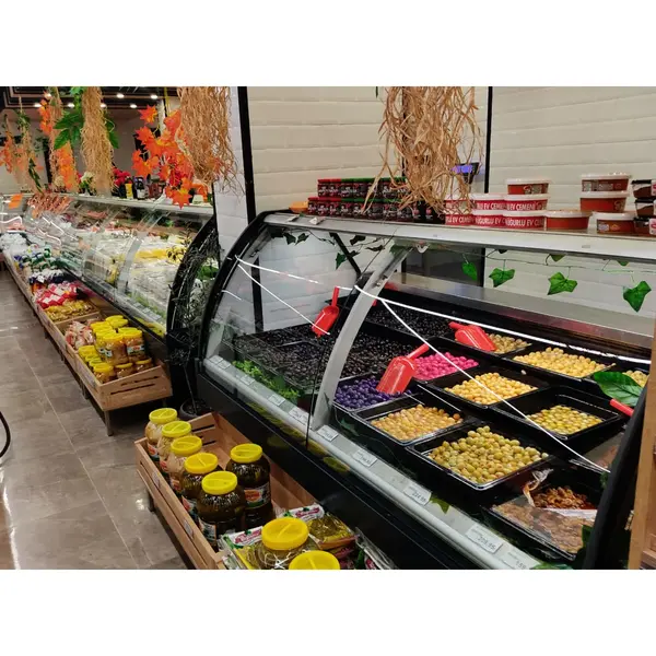 Koeltoonbank | MEROPS | Externe Koelunit (Exclusief) | Div. Kleuren/Opties | Kantelruit | Koppelbaar | Div. Breedten | Diepte 1167mm | Hoogte 1220mm