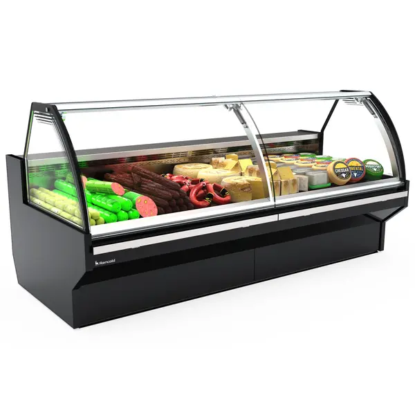 Koeltoonbank | MEROPS | -1°C/+5°C | Geforceerd | Div. Kleuren/Opties | Kantelruit | Koppelbaar | Div. Breedten | Diepte 1167mm | Hoogte 1220mm