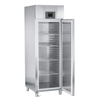 Liebherr Vrieskast | PROFIPREMIUMLINE | 597L (2/1 GN) | RVS | -10°C/-26°C | Geforceerd | Temperatuuralarm + App | 700x830x2120(h)mm 