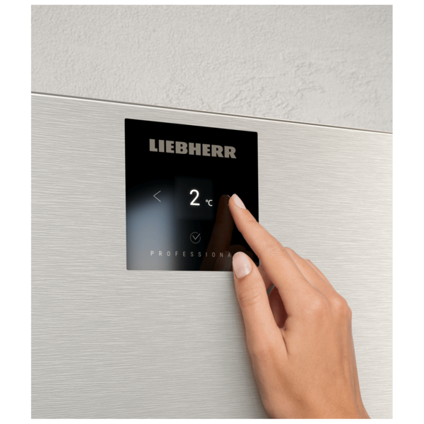 Koelkast | PERFECTION | 420L (2/1 GN) | RVS | -2°C/+15°C | Geforceerd | App | Temperatuur-/Deuralarm | Vochtigheid Instelbaar | 597x654x1884(h)mm
