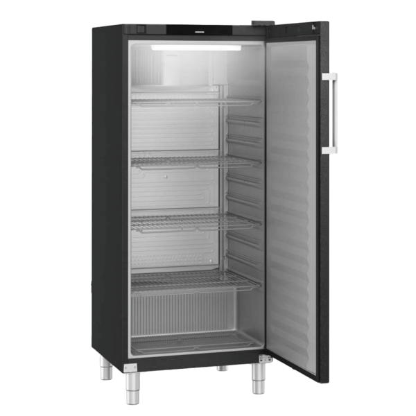 Koelkast | PERFECTION | 571L (2/1 GN) | Zwart | -2°C/+15°C | Geforceerd | App | Temperatuur-/Deuralarm | Vochtigheid Instelbaar | 747x769x1818(h)mm